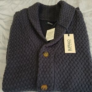 Buffalo David Bitton Men's Gray Sweater